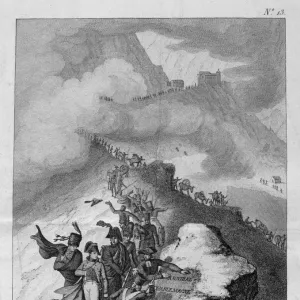 The descent of Mount St Bernard, 1800