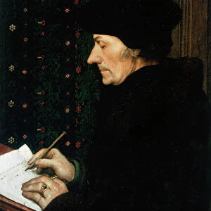 Desiderus Erasmus, Dutch humanist and scholar, 1523. Artist: Hans Holbein the Younger