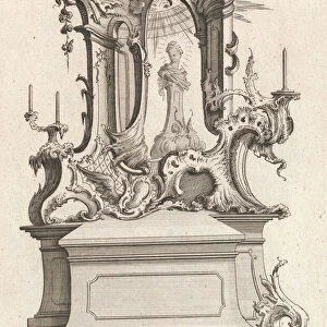 Design for an Altar, Plate 1 from an Untitled Series of Designs for Altars