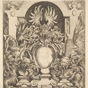 Design for a Cartouche, Plate from Dietterlins Architecttura, 1598