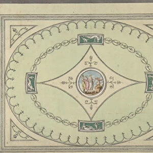 Design for a Ceiling for the First Drawing Room at Culzean Castle, Ayrshire, 1779-82
