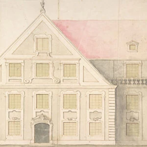 Design for a House Facade, 18th century. Creator: Attributed to Anonymous