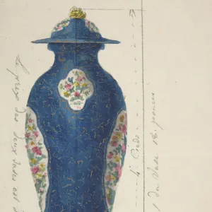 Design for a Vase, ca. 1770-85. Creator: Anon