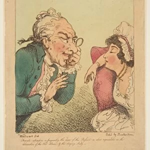 Desire, February 21, 1800. Creator: Thomas Rowlandson