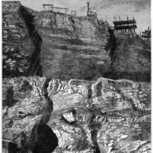 Diamond mine, Kimberley, South Africa, 1896