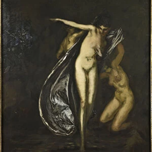 Diana and Actaeon (Artemis surprise au bain par Acteon)