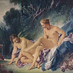 Diana Leaving the Bath with One of Her Companions, 1742, (1911). Artist: Francois Boucher