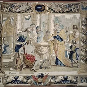 Dido Sacrifices to Juno, the Goddess of Marriage, 1679. Creator: Giovanni Francesco Romanelli