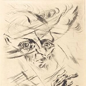 Die Grosse Angst (The Great Anxiety), 1918. Creator: Walter Gramatté