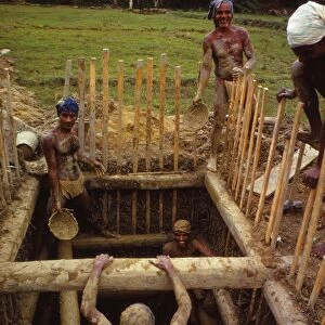 Digging for Precious Stones in Gem Pits, Pelmadulla, Sri Lanka, 20th century. Artist: CM Dixon
