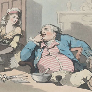 After Dinner, 1790?. 1790?. Creator: Thomas Rowlandson