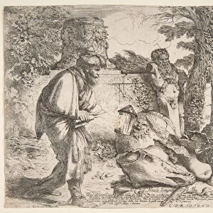 Diogenes searching for a honest man, ca. 1645-47. Creator: Giovanni Benedetto Castiglione