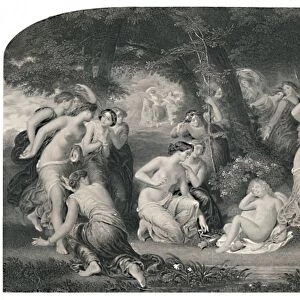 Disarming of Cupid (Sonnet Cliv. ), c1870. Artist: P Lightfoot