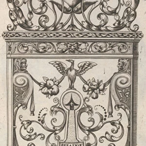 Diverses Pieces de Serruriers, page 9 (recto), ca. 1663. Creator: Jean Berain