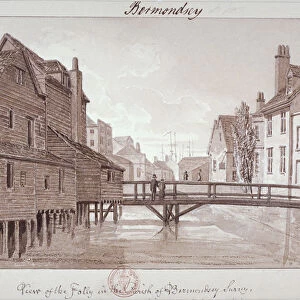 Dockhead Folly, Bermondsey, London, 1828. Artist: John Chessell Buckler