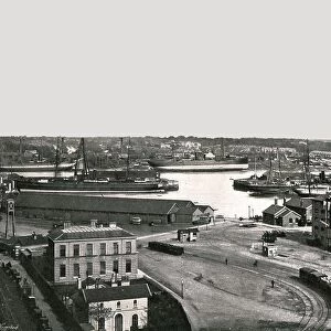 The Docks, Southampton, 1895. Creator: Poulton & Co