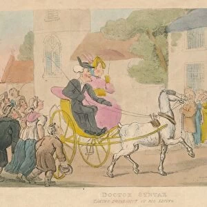 Doctor Syntax Taking Possession of His Living, 1820. Artist: Thomas Rowlandson
