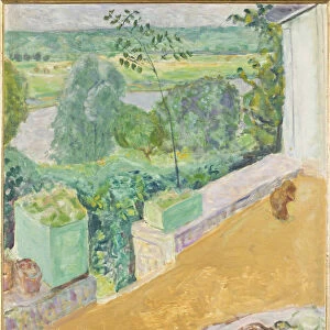 Dog on the terrace (Chien sur la terrasse), 1917. Creator: Bonnard, Pierre (1867-1947)