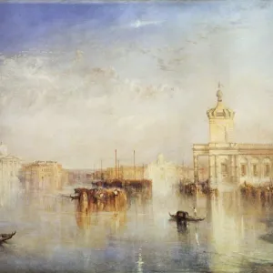 The Dogana, San Giorgio, Citella, from the steps of the Europa, Venice, 1842. Artist: JMW Turner