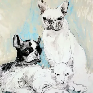 Dogs and Cats, c1920. Creator: Francis Picabia