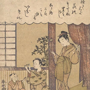 Domestic Scene, ca. 1780. Creator: Yanagawa Shunsui