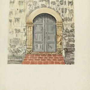 Doorway and Door, 1935 / 1942. Creator: Albert Pratt