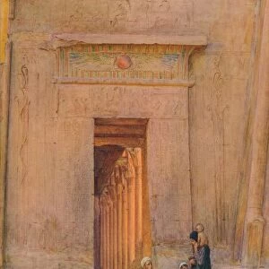 Doorway in the Temple of Isis, c1905, (1912). Artist: Walter Frederick Roofe Tyndale