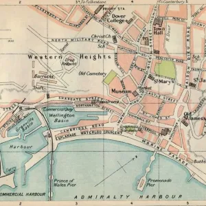 Dover, c20th Century. Artist: John Bartholomew Dover, c20th Century. Artist: John Bartholomew