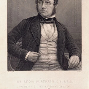 Dr Lyon Playfair, (c1850-c1880?). Artist: G Cook