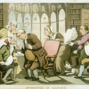 Dr Syntax in Danger, 1820. Artist: Thomas Rowlandson