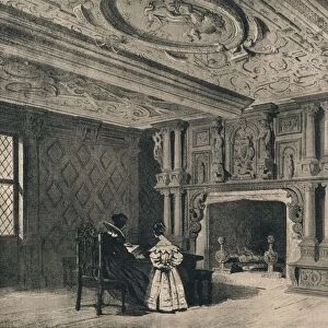 The drawing-room, Park Hall, Shropshire, 1915