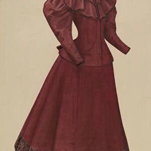Dress, 1935 / 1942. Creator: Julie C Brush