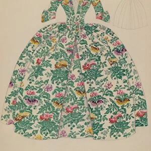 Dress, c. 1936. Creator: Julie C Brush