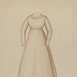 Dress, c. 1937. Creator: Gladys Cook