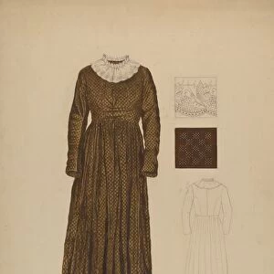 Dress, c. 1941. Creator: Margaret Golden