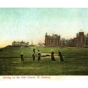 Driving on the Golf Course, St. Andrews