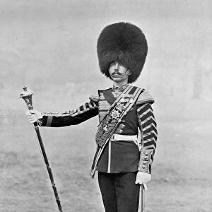 Drum-Major Patrick, 2nd Coldstream Guards, 1895. Artist: Gregory & Co