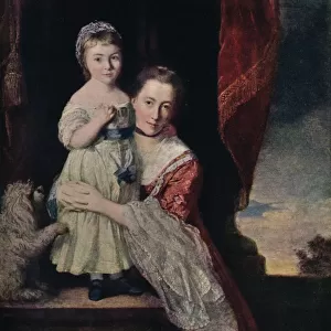 Duchess of Devonshire as a Child with Georgina, Countess of Spencer, 1760-61, (c1927). Artist: Sir Joshua Reynolds