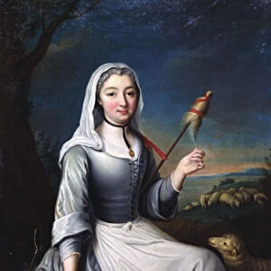The Duchess of Villais in Costume, 18th century