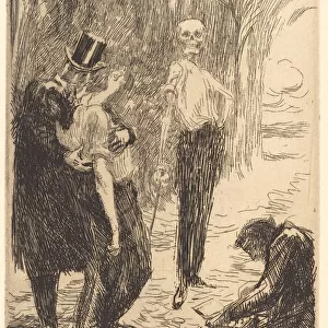The Duel (Le duel), 1900. Creator: Paul Albert Besnard