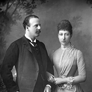 The Duke and Duchess of Fife, 1890. Artist: W&D Downey
