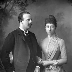 The Duke and Duchess of Fife, 1890. Artist: W&D Downey