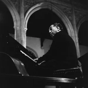 Duke Ellington, rehearsal for a Sacred Concert at Great St Marys Church, Cambridge, 1967