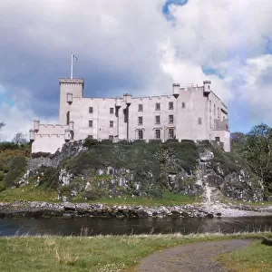 Dunvegan Castle from the Seaward side, Isle of Skye, Scotland, 20th century. Artist: CM Dixon