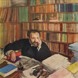 Duranty, 1879. Artist: Edgar Degas