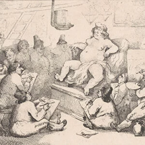 Dutch Academy, March 1792. March 1792. Creator: Thomas Rowlandson