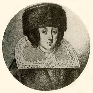 A Dutch lady in fur cap and mantle, 1644, (1937). Creator: Unknown