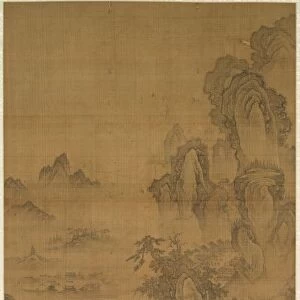 Dwelling by a Mountain Stream, 1500s. Creator: Unknown