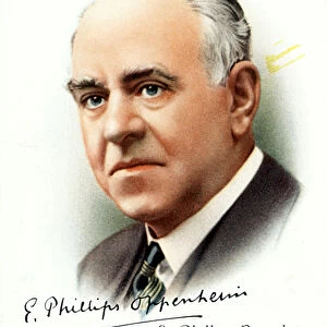 E (Edward) Phillips Oppenheim, English novelist, 1937