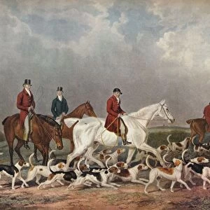 The Earl of Derbys Stag Hounds, c1823. Artist: Richard Woodman